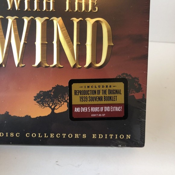 Gone With the Wind: Collectors Edition (DVD, 2004, 4-Disc Set) New Sealed - Picture 4 of 6